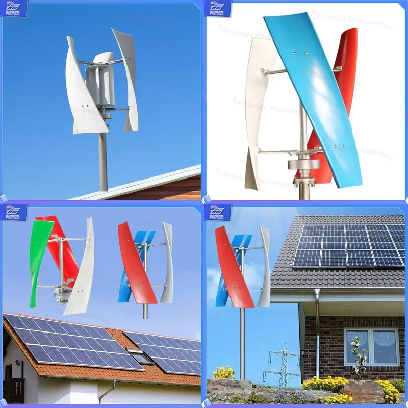 Renewable Energy Solutions - 5KW Hybrid Solar Wind Turbine Generator