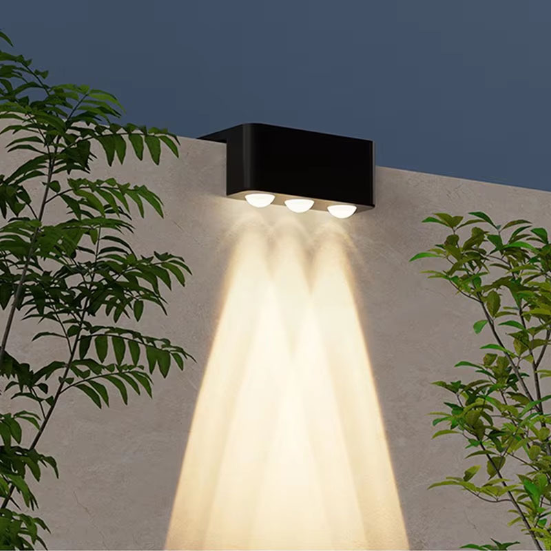 1/2/4PCS  Solar Wall Light Out - Waterproof Junction Box Solar ulasan dan harga