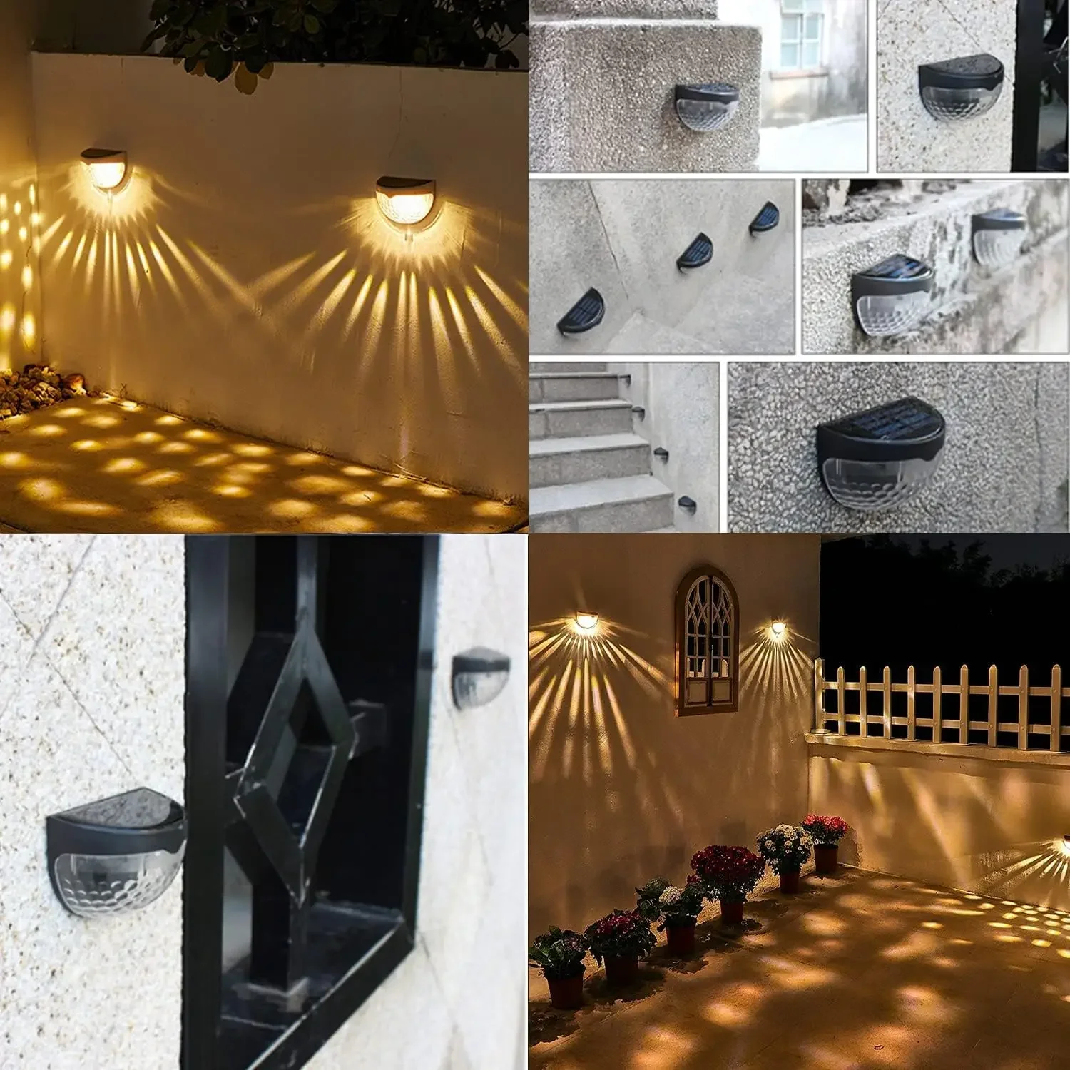 LED Solar Light Outdoor Wall L - Waterproof Junction Box Solar ulasan dan harga