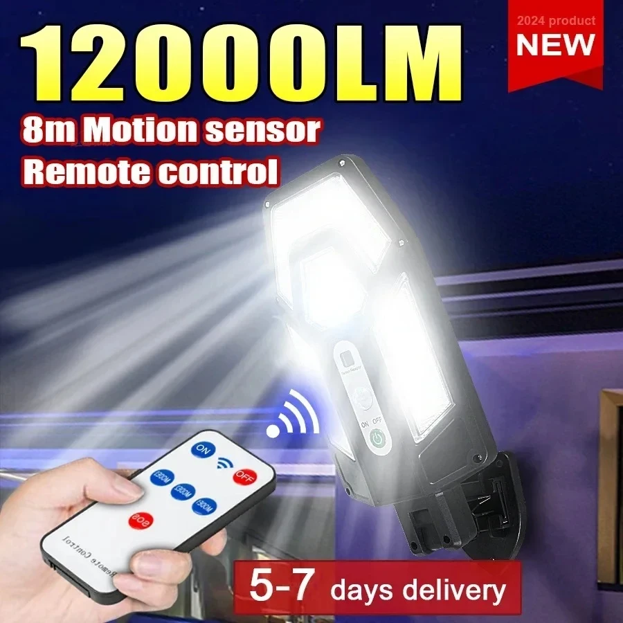 12000LM Powerful Solar Wall La - Waterproof Junction Box Solar ulasan dan harga