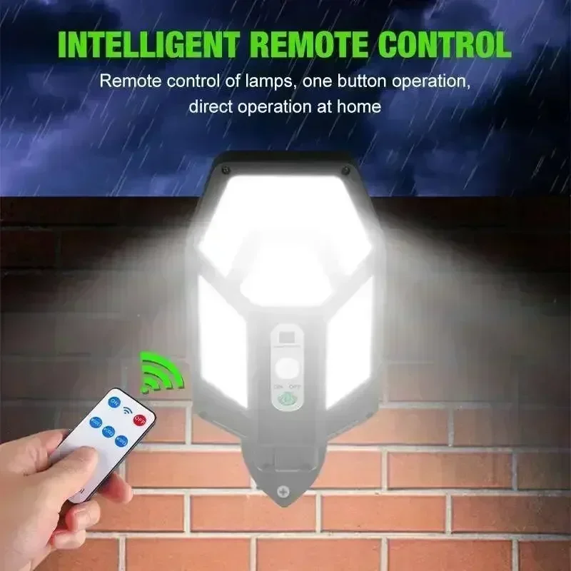 12000LM Powerful Solar Wall La - Waterproof Junction Box Solar ulasan dan harga