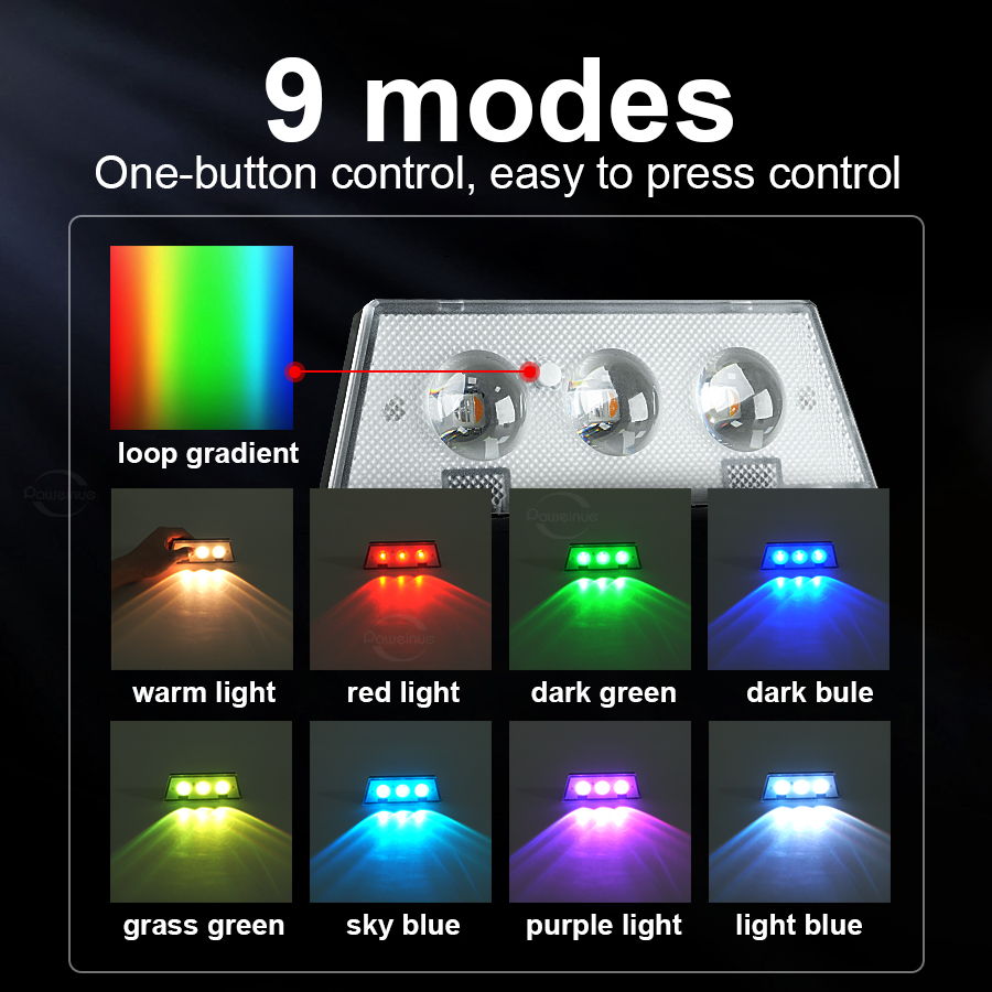 Super Bright Solar Lights RGB  - Waterproof Junction Box Solar ulasan dan harga