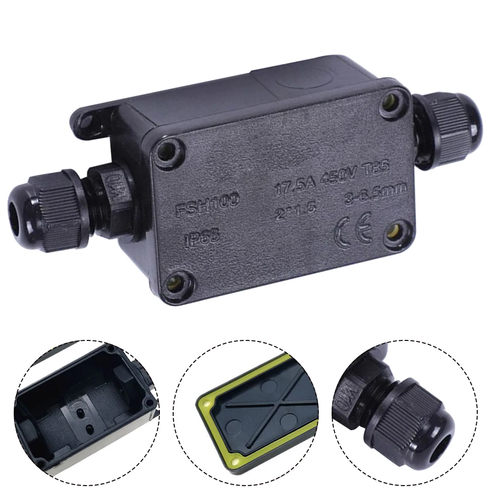2 Way Outdoor Junction Box Wat - Waterproof Junction Box Solar ulasan dan harga