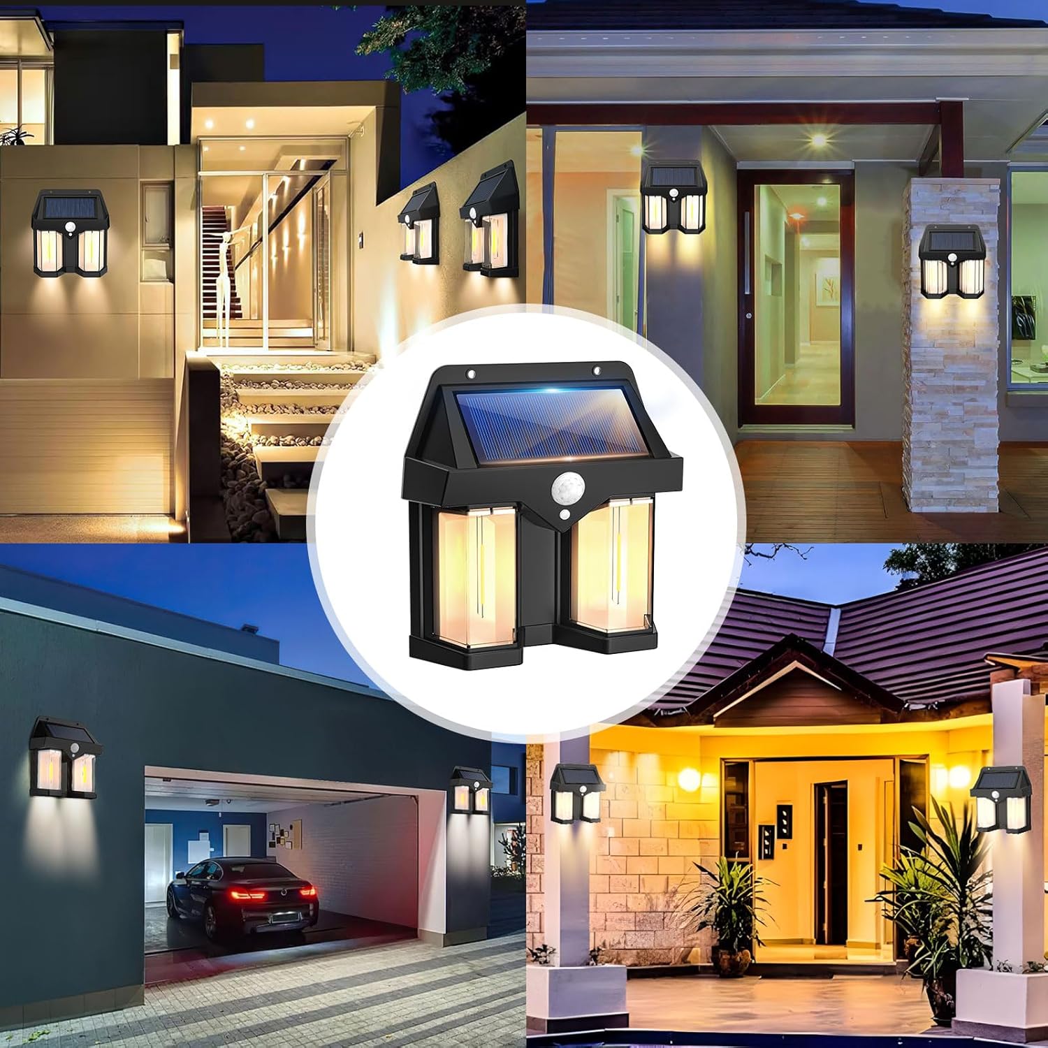Solar Powered Wall Light Vinta - Waterproof Junction Box Solar ulasan dan harga