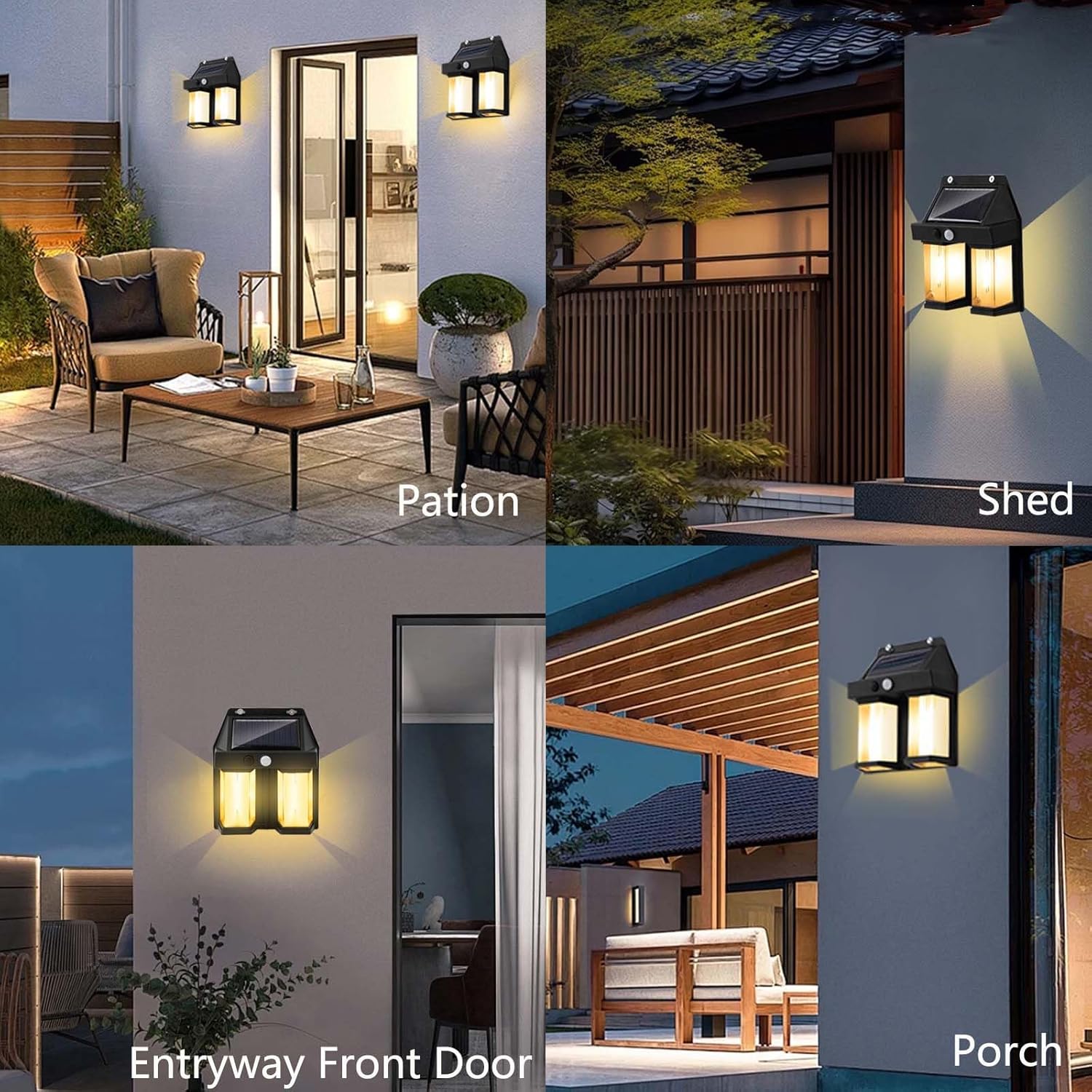 Solar Powered Wall Light Vinta - Waterproof Junction Box Solar ulasan dan harga
