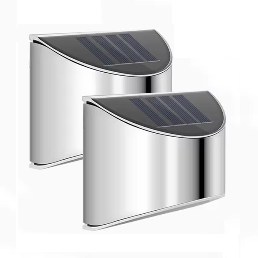 2Pcs Solar Garden Light Stainl - Waterproof Junction Box Solar ulasan dan harga